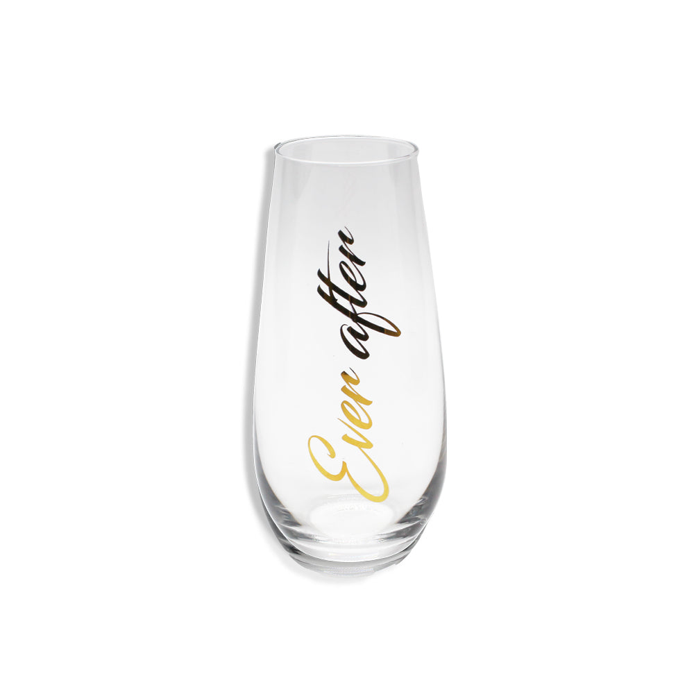 STEMLESS CHAMPAGNE SET | HAPPILY & HITCHED