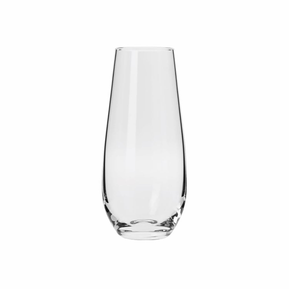 CRYSTAL STEMLESS BUBBLY FLUTE GLASS 230ML (SET OF 6)