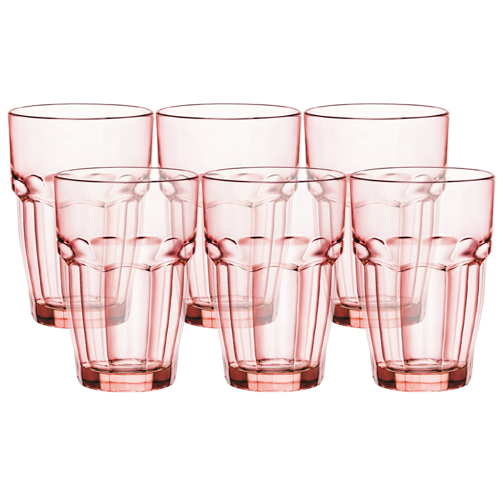 ROCK BAR LOUNGERS-  PEACH PINK 370ML (SET OF 6)