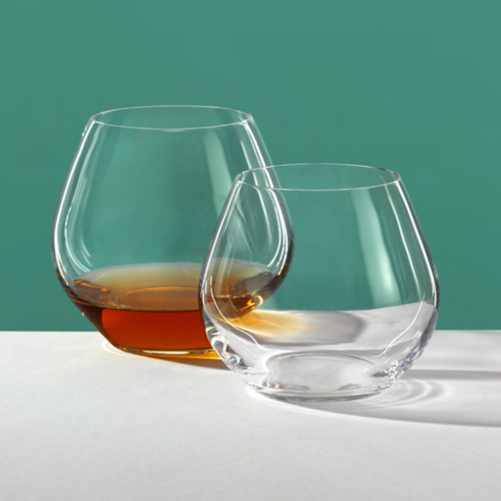 AMOROSO STEMLESS BRANDY GLASS 340ML (SET OF 2)