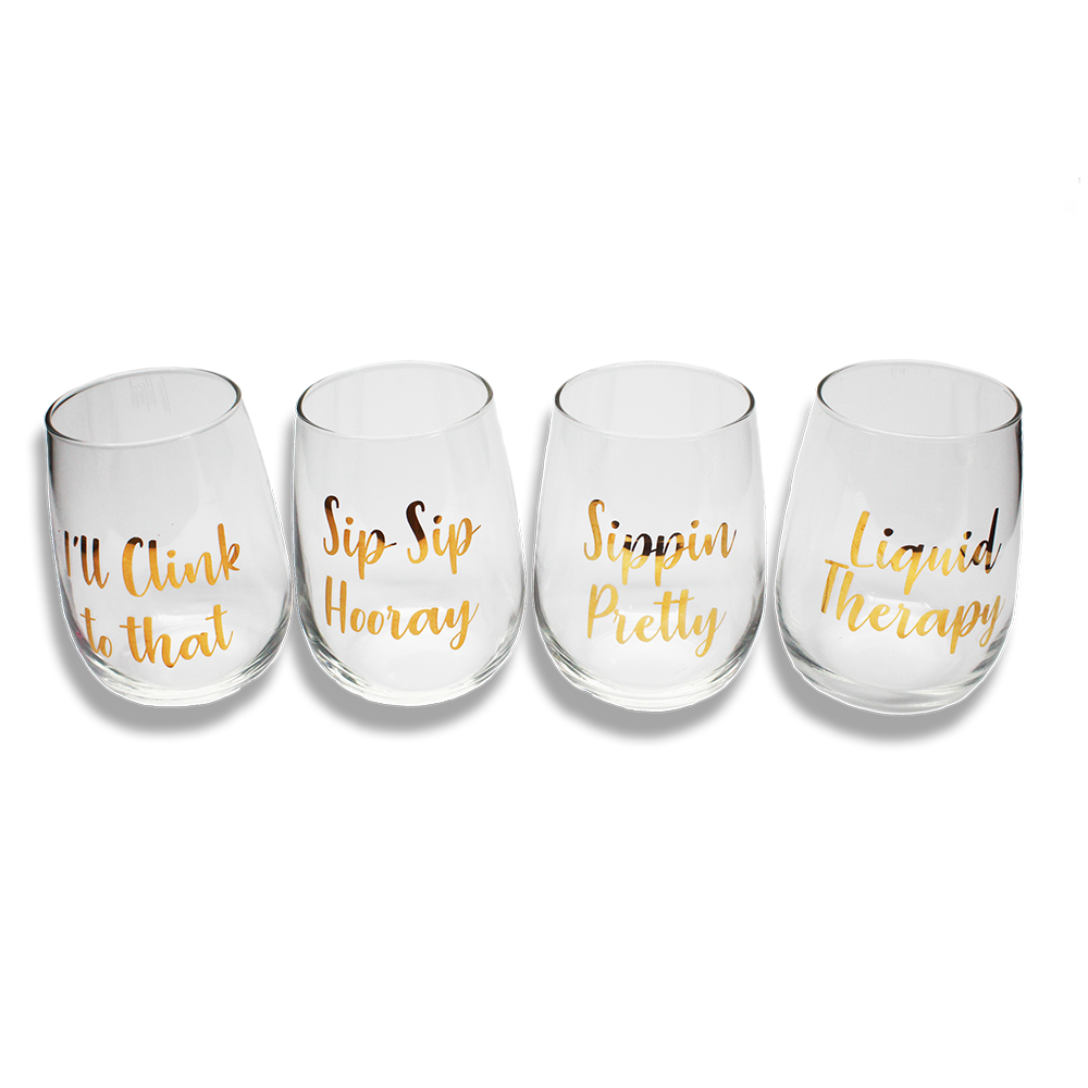 STEMLESS GLASS SET | BOOK CLUB