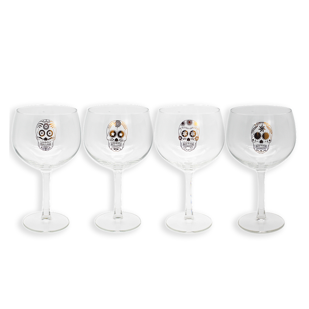 G&T GOBLET SET | SKULLS